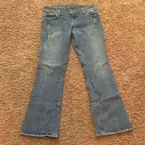 American Eagle Outfitters Light Blue Flare Jeans